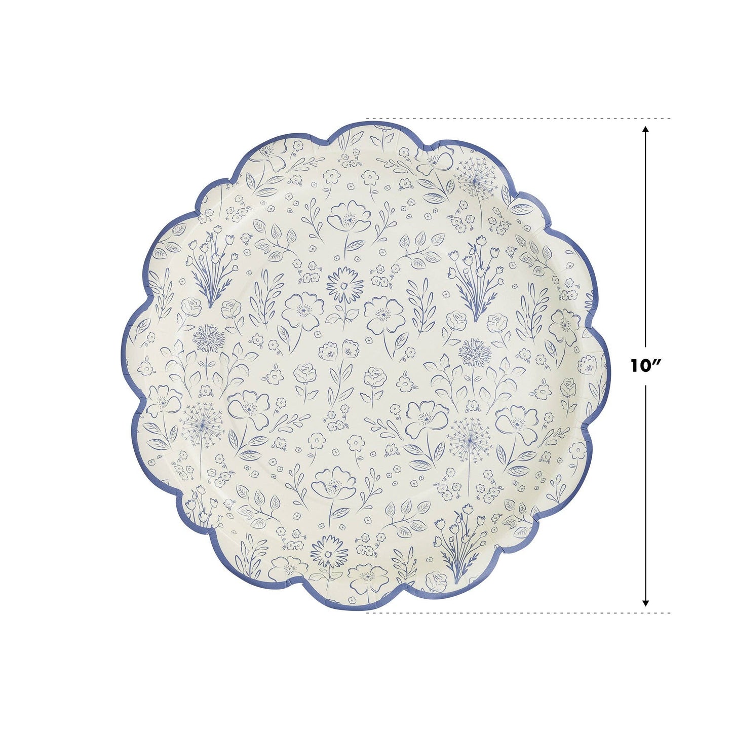 PEM1041 - Pembroke Floral 10" Paper Plate