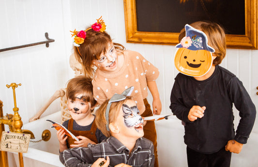 Halloween Pumpkin Dessert Plate