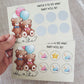 Gender Reveal Scratch Off Postcards