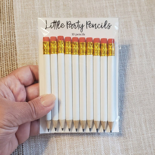 Little Party Pencils - 10 pack