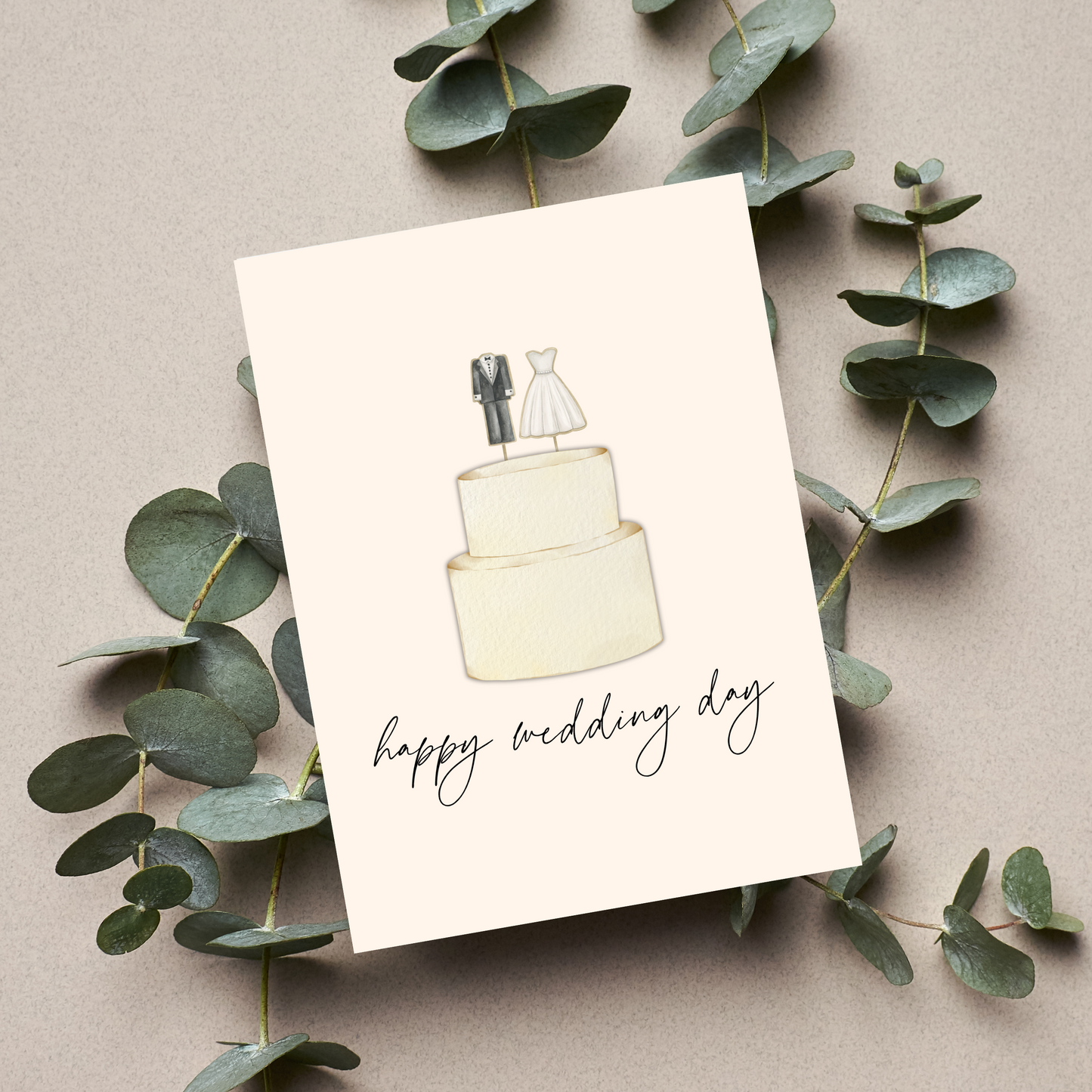 Happy Wedding Day Greeting Card