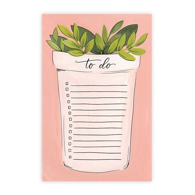 Plant To Do Notepad